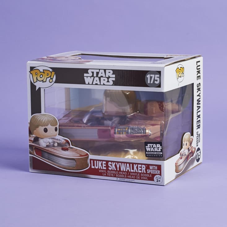 Star Wars Smugglers Bounty - May 2017 - 40th Anniversary - Luke Skywalker with Speeder in box