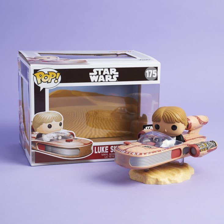 Star Wars Smugglers Bounty - May 2017 - 40th Anniversary - Luke Skywalker with Speeder with box