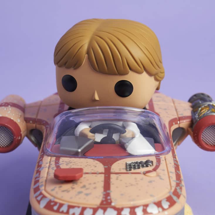 Star Wars Smugglers Bounty - May 2017 - 40th Anniversary - Luke Skywalker with Speeder top down close up