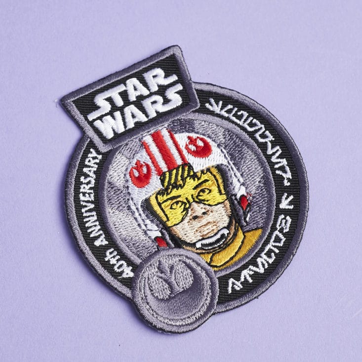 Star Wars Smugglers Bounty - May 2017 - 40th Anniversary - Luke Skywalker X-Wing Pilot Patch