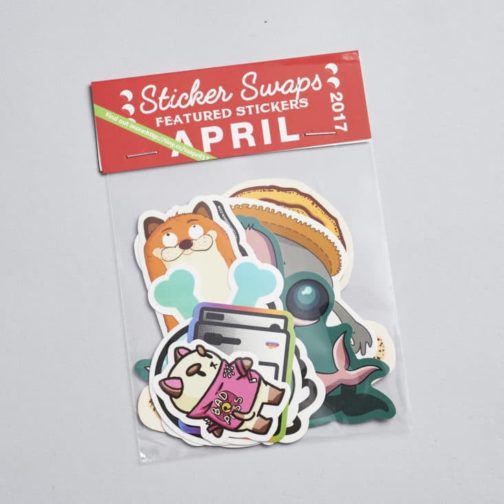 Check out my first-ever Sticker Swaps review!