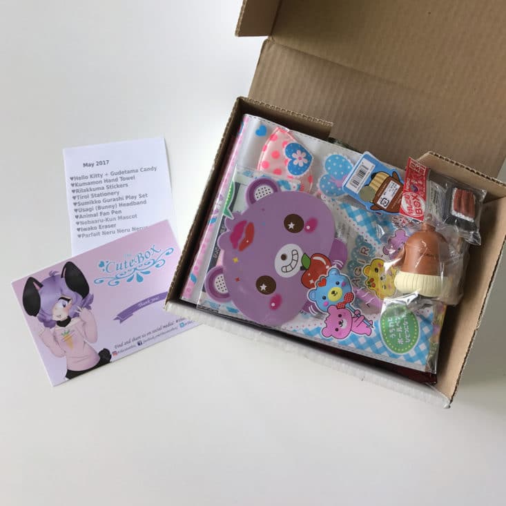 The CuteBox May 2017 Box
