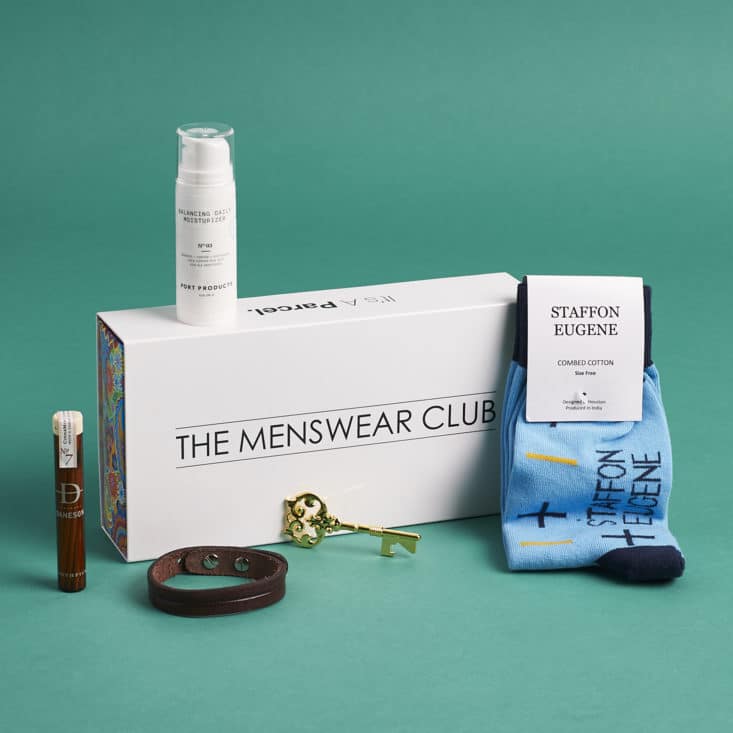 The Menswear Club - May 2017 - all items in the May box