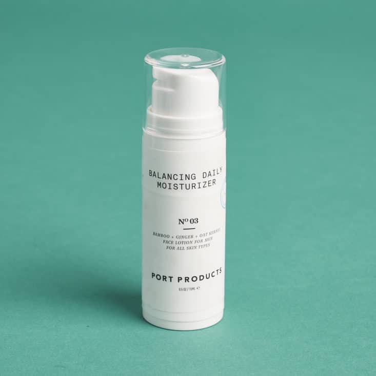 The Menswear Club - May 2017 - Port Products Balancing Daily Moisturizer