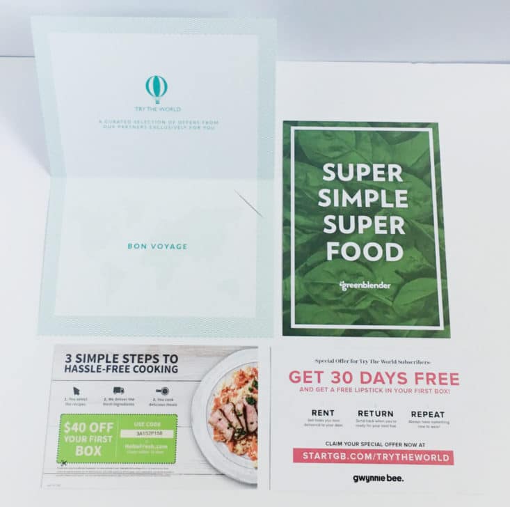 Try The World Food Subscription Box - Greece - June 2017