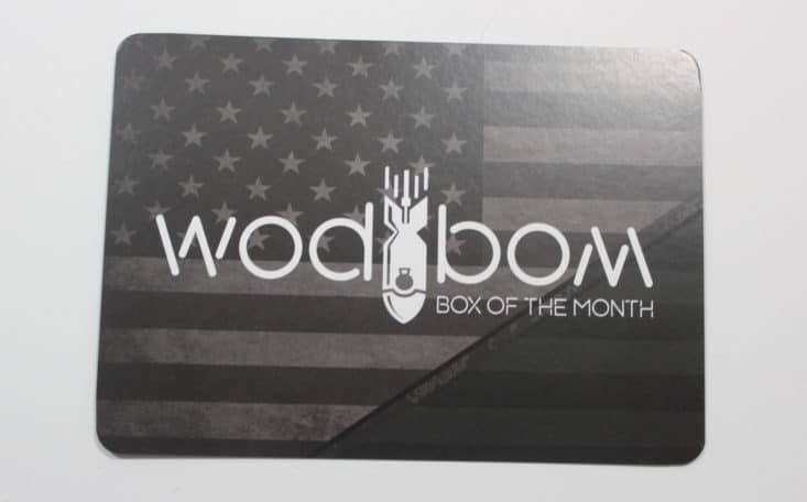 WODBOM June 2017 Fitness Box