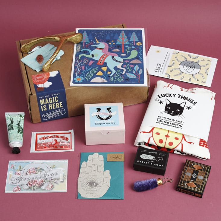 Check out my review of the Wonderful Objects "Luck" box!