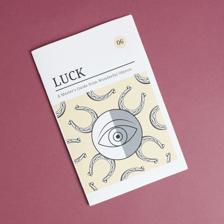 Check out my review of the Wonderful Objects "Luck" box!