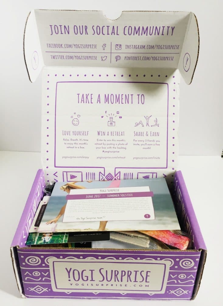 Yogi Surprise Box June 2017