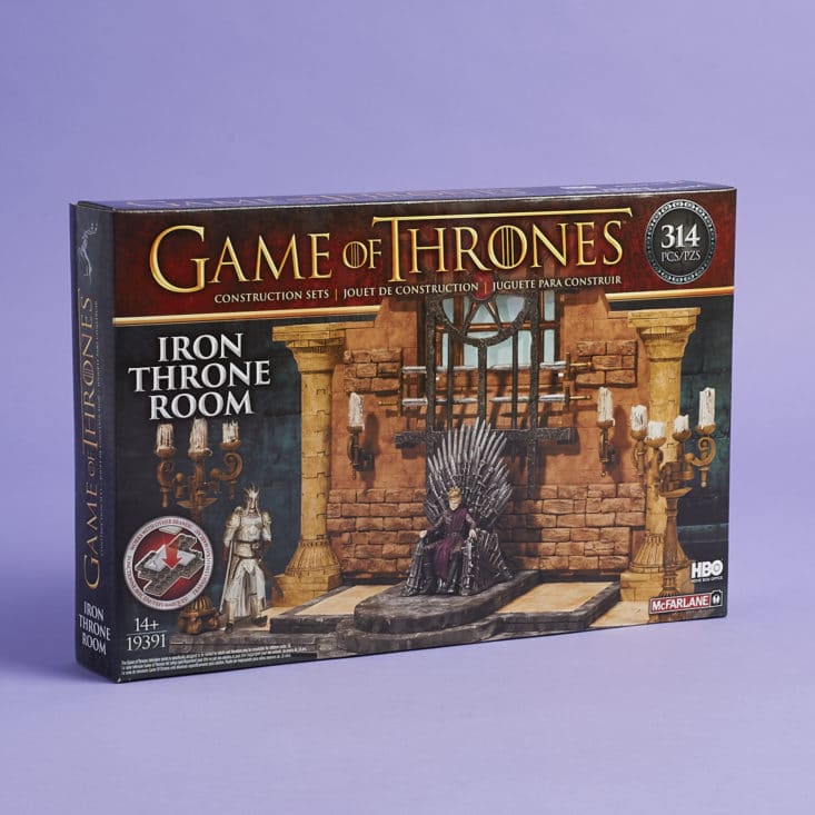 Zbox - May 2017 - Knight - McFarlane Game of Thrones Thrown Room box