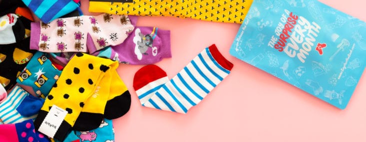 Say It With A Sock package with sample socks
