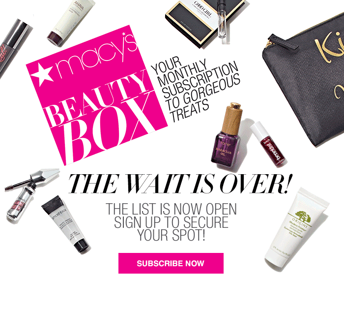 Macy’s Beauty Box – Subscriptions Open Now!