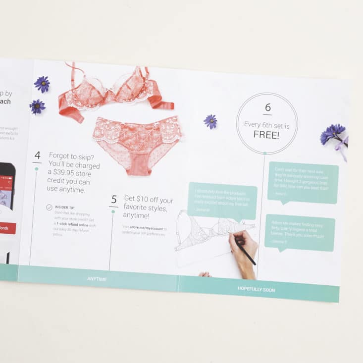 Adore Me Lingerie July 2017 Subscription Box