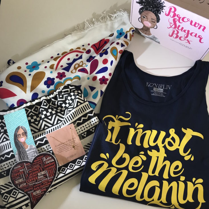 Brown Sugar Box July 2017 Women of Color Subscription Box