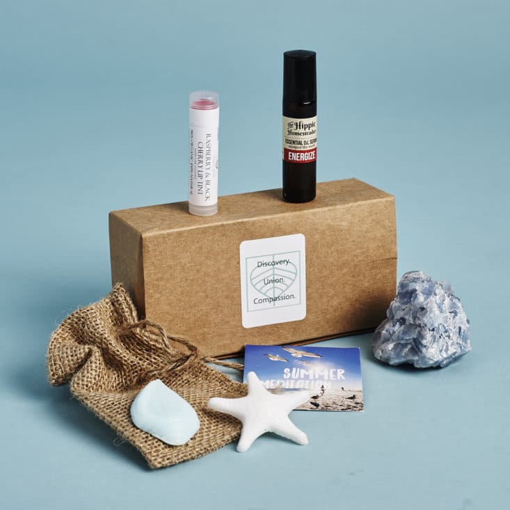 Check out the holistic wellness items in the July 2017 Buddhi Box!