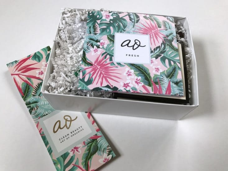 Clean Beauty Box by Art of Organics July 2017 Box
