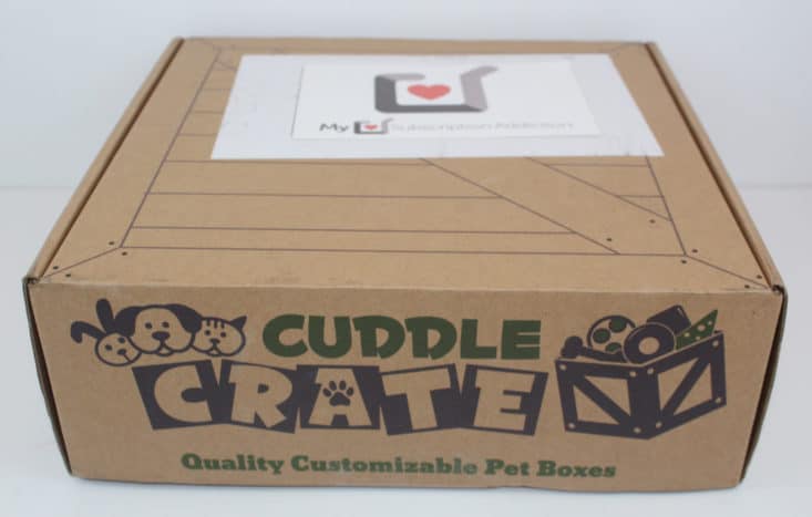 Cuddle Crate July 2017 Cat Subscription Box