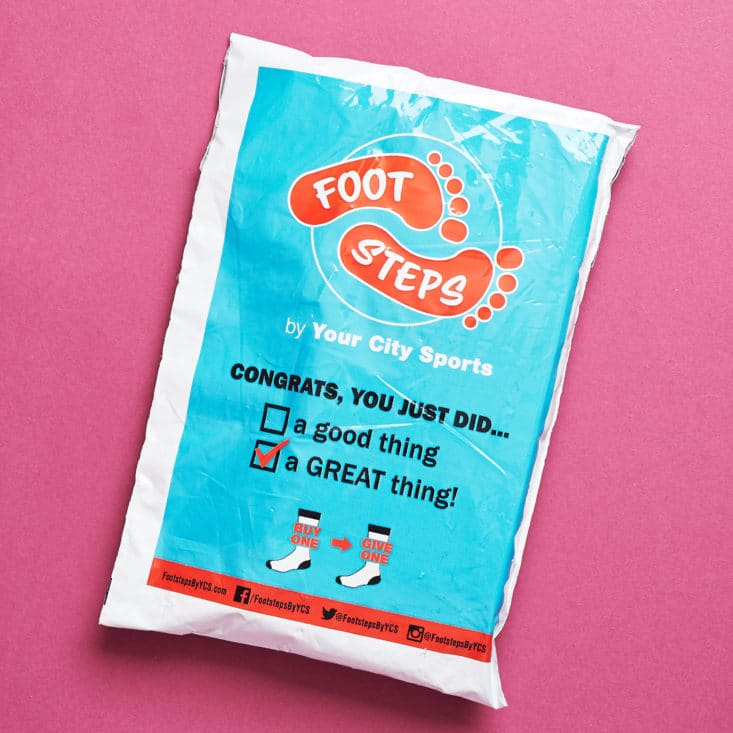Read my review to check out the fun socks in the July 2017 Foot Steps box!