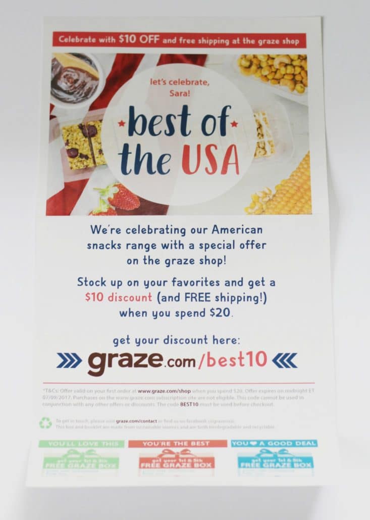 Check out my review of the Graze Best of the USA box from June 2017!