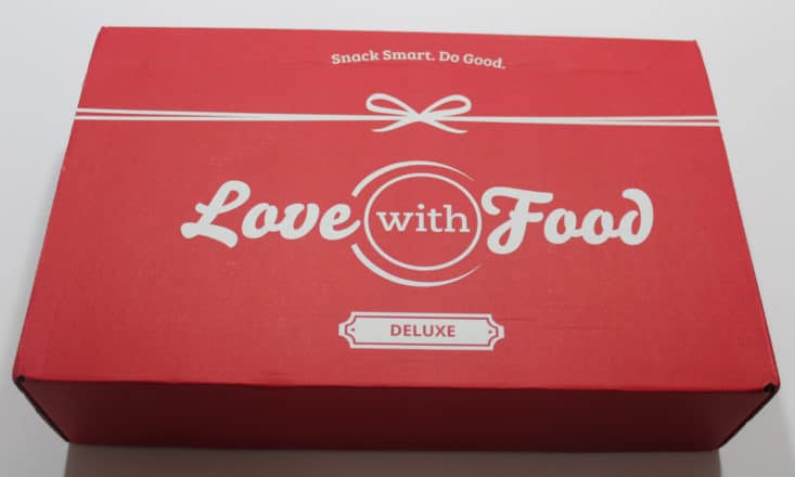 Love with Food Deluxe July 2017 Healthy Snack Subscription Box