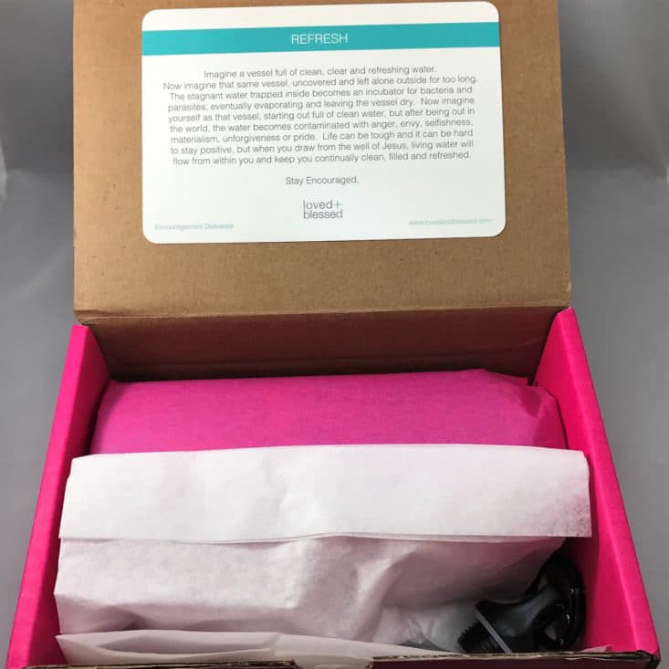 Loved and Blessed - Refresh - August 2017 Religious Subscription Box