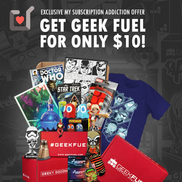 Last Day! Exclusive Geek Fuel Deal – Get Your First Box For $10!