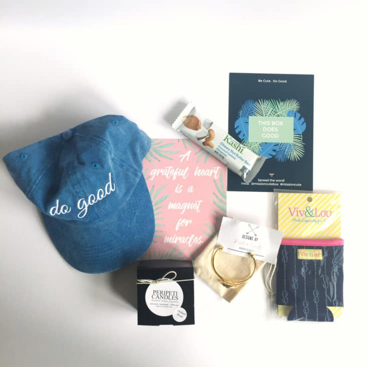 MissionCute July 2017 Women's Subscription Box