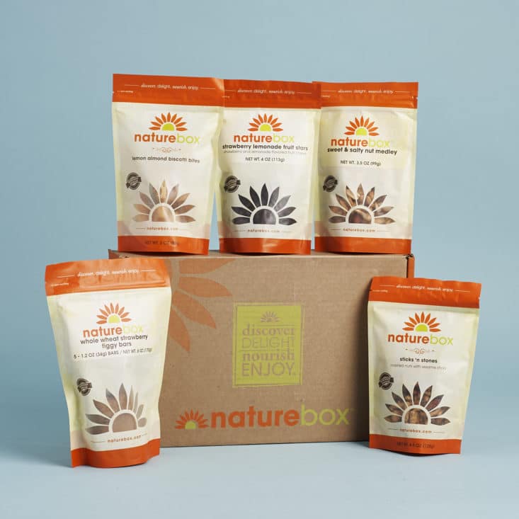 See what healthy snacks are inside the July 2017 Naturebox!