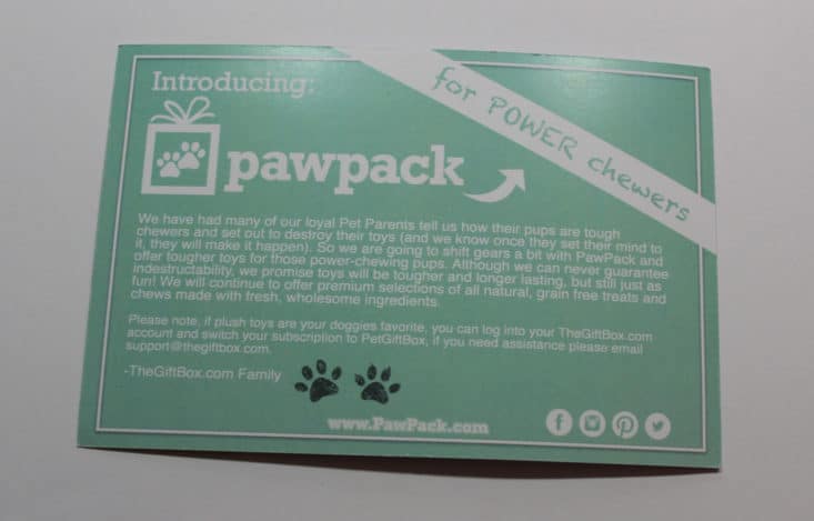 Check out my review of the June 2017 PawPack!