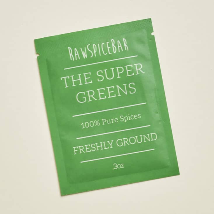 Raw Spice Bar June 2017 - The Super Greens