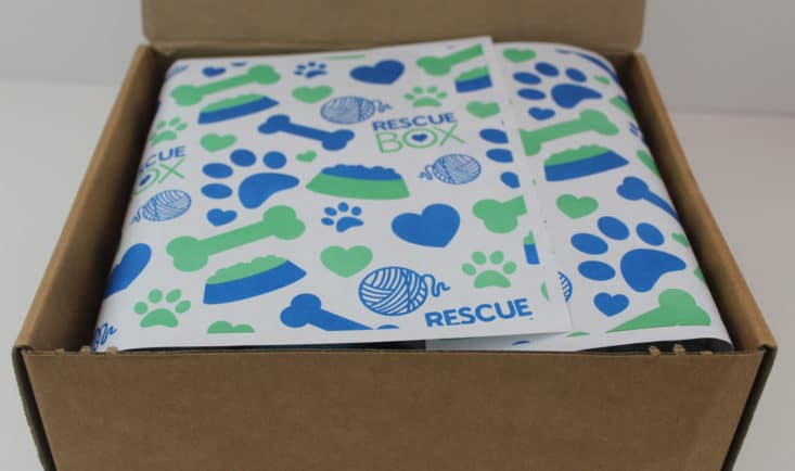 Rescue Box July 2017 Dog Subscription Box