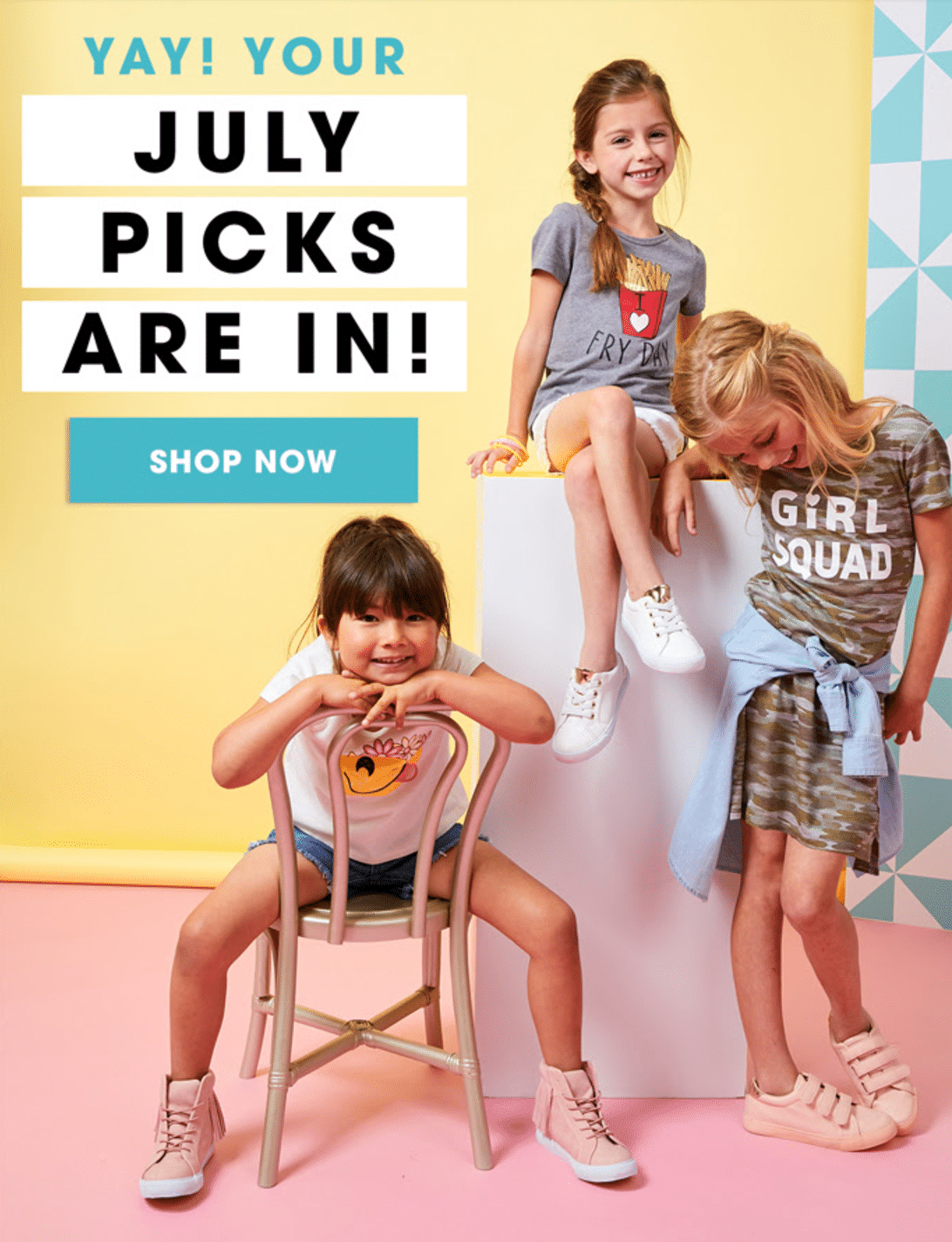 FabKids July 2017 Collection + Coupon!