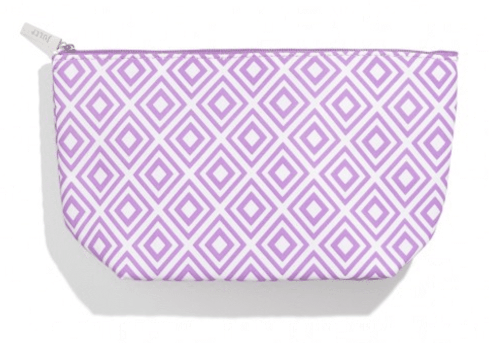 Get The Lilac Cosmetic Bag with Any $30 Julep Purchase!