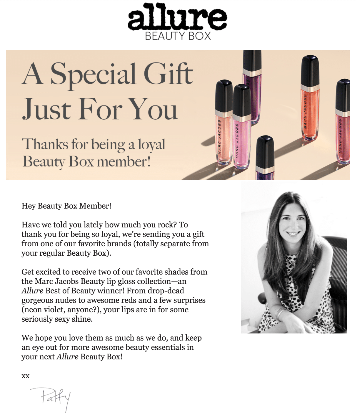 Allure Beauty Box Subscribers – Check Your Email For Marc Jacobs Gift!