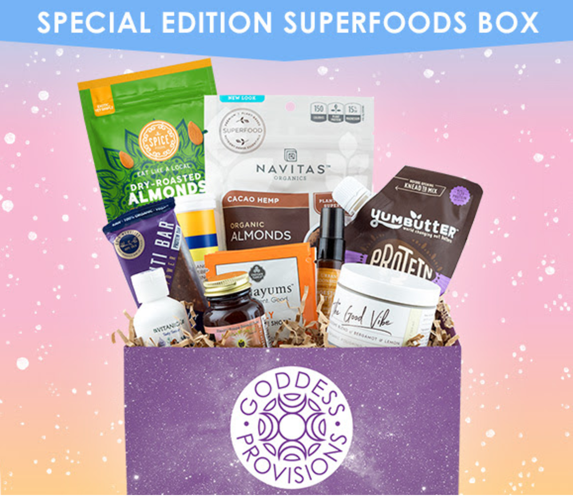 Goddess Provisions Limited Edition Superfoods Box -Available Now!