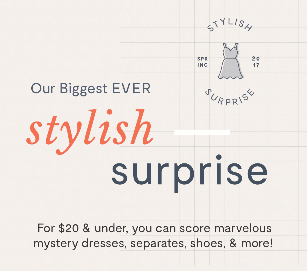 ModCloth Stylish Surprise: Apparel + Dresses Available