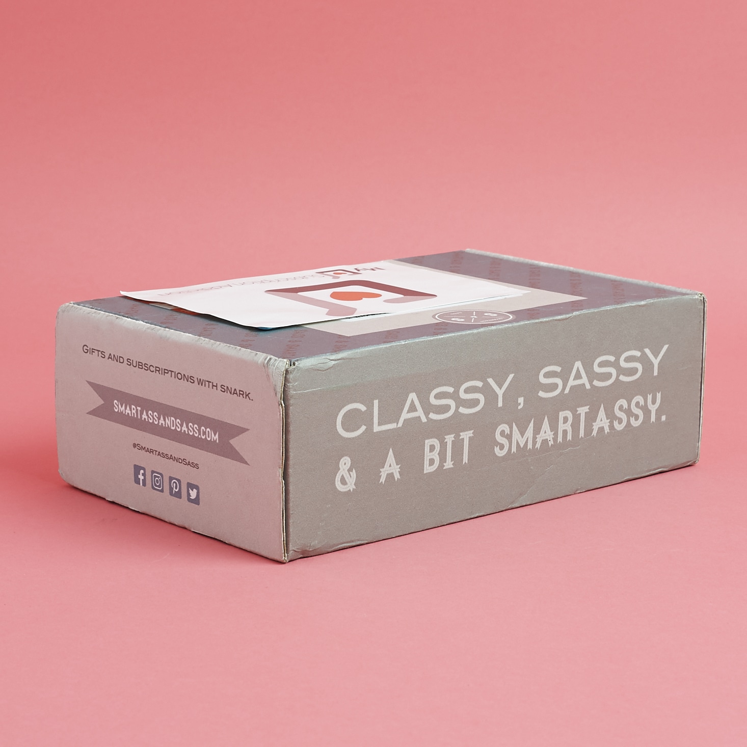 Smartass and Sass Subscription Box Review + Coupon – July 2017