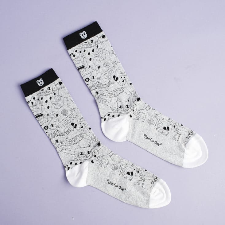 Check out the cute, quirky socks in my July 2017 Sock Panda women's subscription!