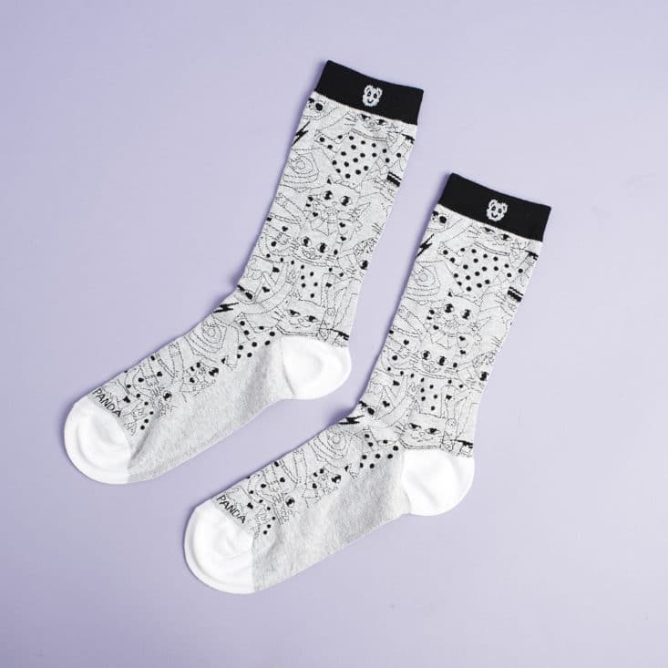 Check out the cute, quirky socks in my July 2017 Sock Panda women's subscription!