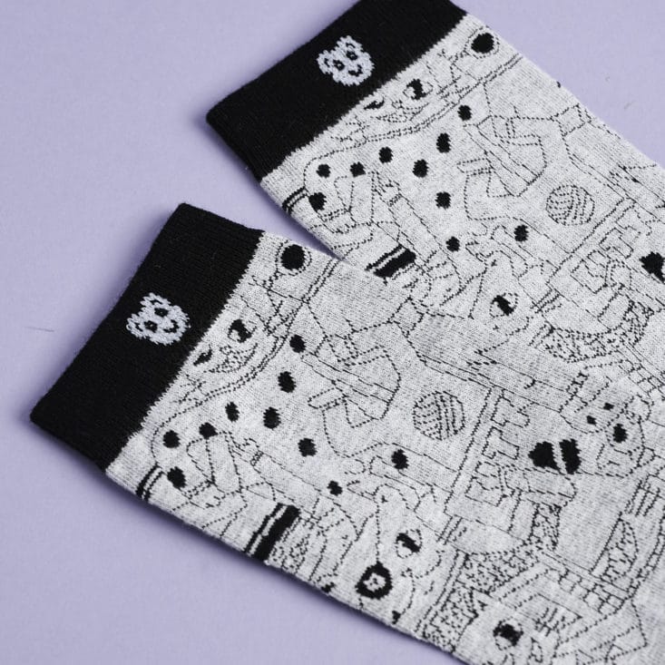 Check out the cute, quirky socks in my July 2017 Sock Panda women's subscription!