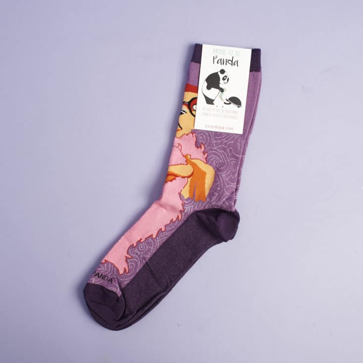 Check out the cute, quirky socks in my July 2017 Sock Panda women's subscription!