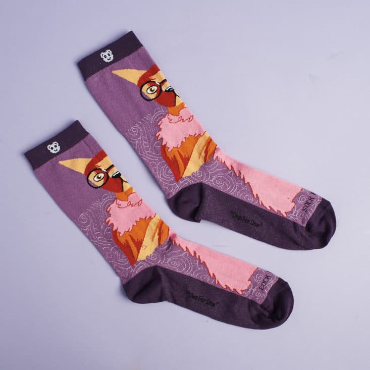 Check out the cute, quirky socks in my July 2017 Sock Panda women's subscription!