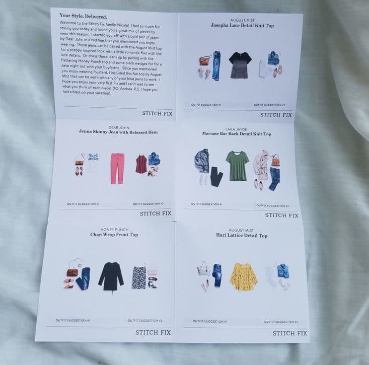 Stitch Fix Plus June 2017 Women's Clothing Box