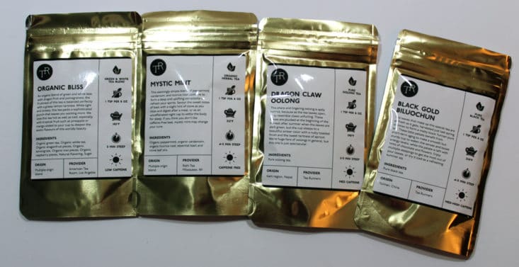 Tea Runners July 2017 Loose Leaf Tea Subscription Box