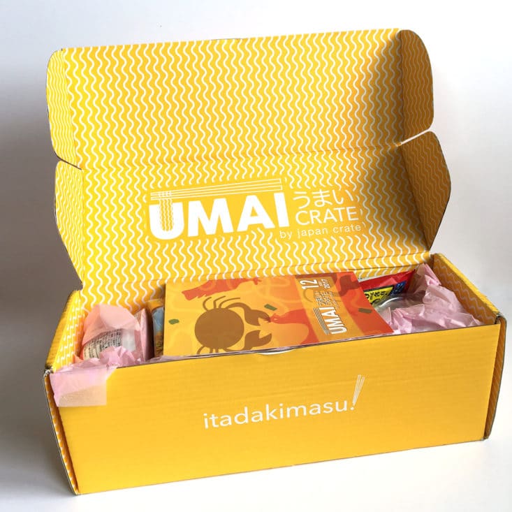 Umai Crate by Japan Crate July 2017 Ramen Noodle Food Subscription Box
