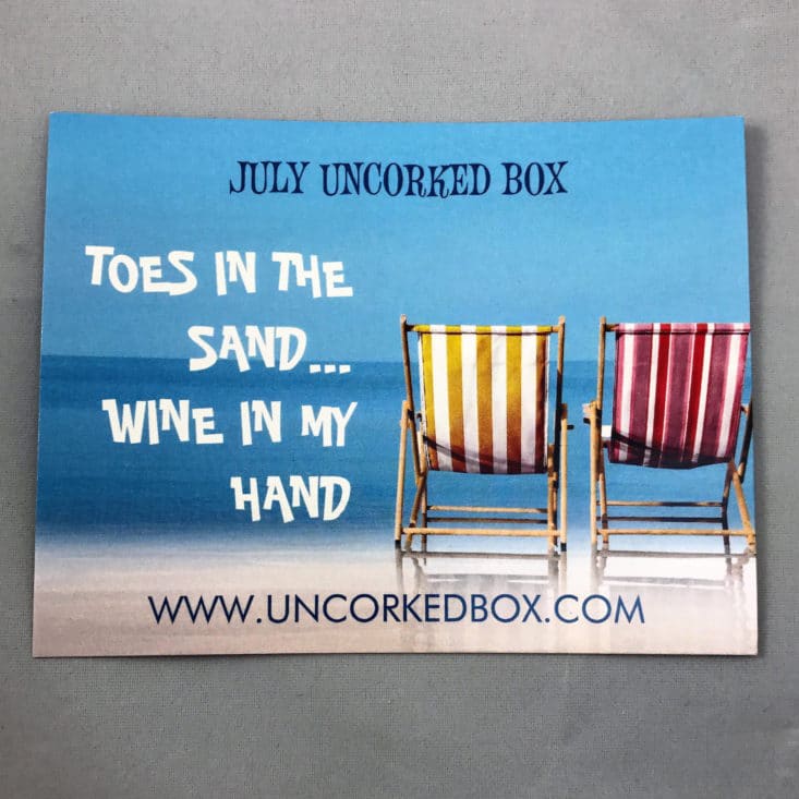 Uncorked July 2017 Wine Accessories Subscription Box