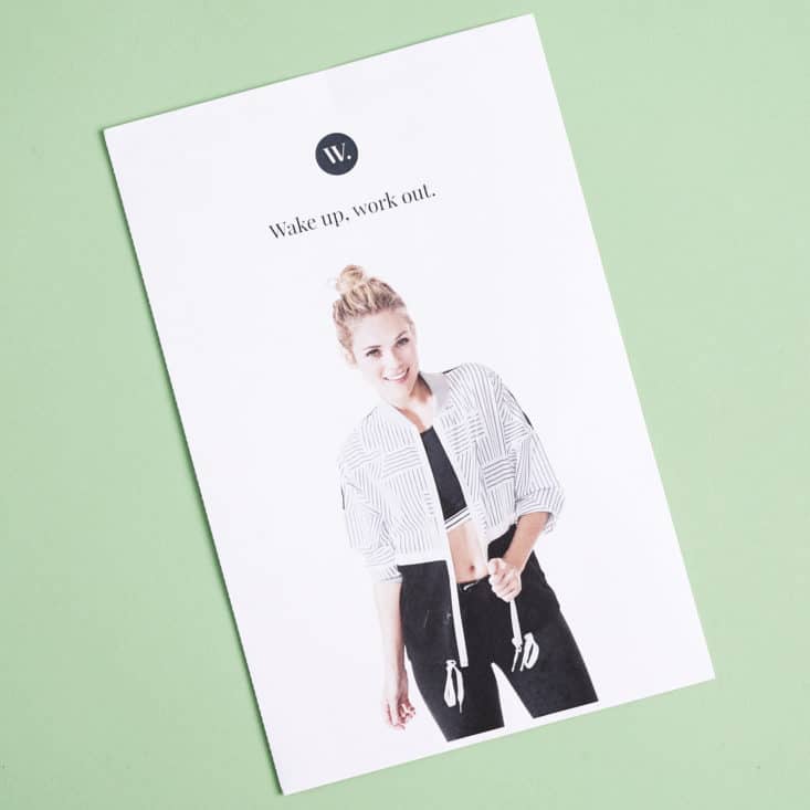Check out the cute workout clothes in my August 2017 Wantable Fitness review!