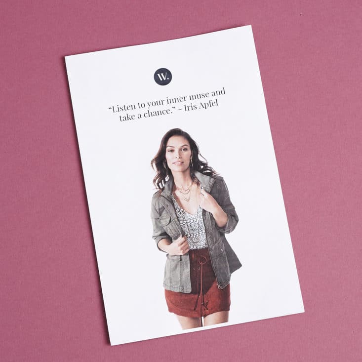 Wantable Style Edit July 2017 Women's Clothing Box
