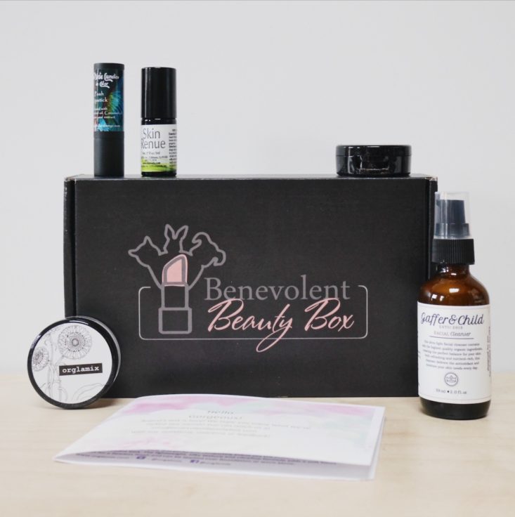 Benevolent Beauty Box August 2017 Beauty Subscription Box