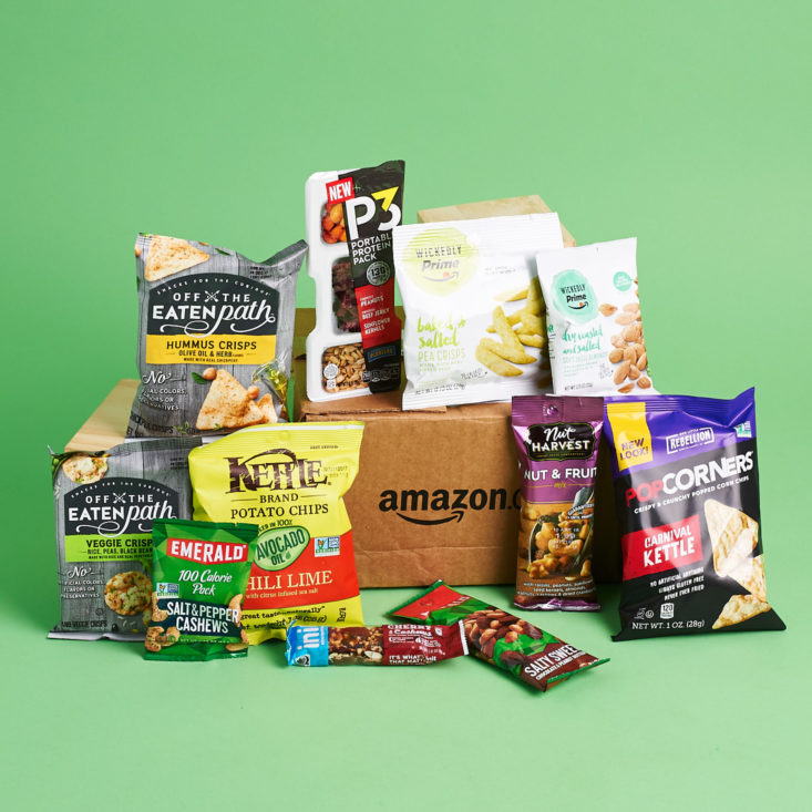 See what healthy, wholesome snacks are in the Amazon Snack Sample subscription box for August 2017!